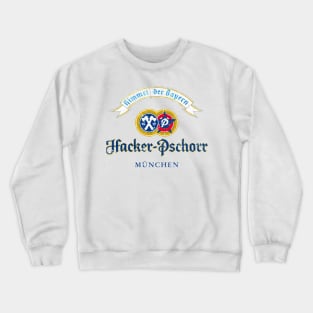 Hacker Pschorr - World Beer - Distressed Crewneck Sweatshirt